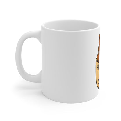 Hibernate Mode Coffee Mug - Cute Bear Design, Gift for Coffee Lovers, Cozy Home Decor, Mug for Bear Lovers, Funny Coffee Cup