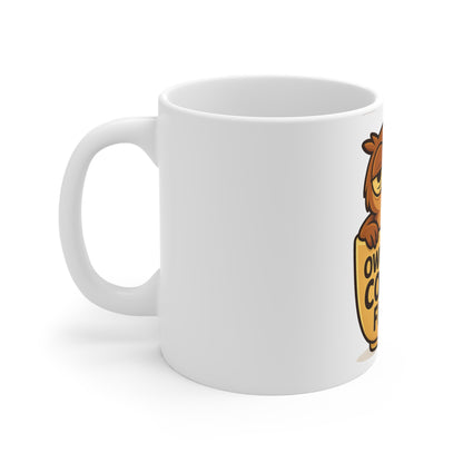 Coffee Lover's Owl Mug - Owl Need Coffee First, Funny Gift for Teachers, Coffee Addicts, Student's Daily Use
