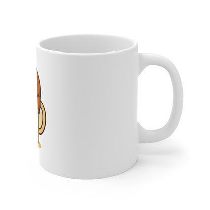 Cute Sloth Mug - "Running Late is My Cardio" Coffee Cup, Fun Gift for Animal Lovers, Casual Drinkware, Unique Office Mug, Sloth Lover Gift