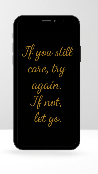 Red and God Simple Motivational Message Phone Wallpaper