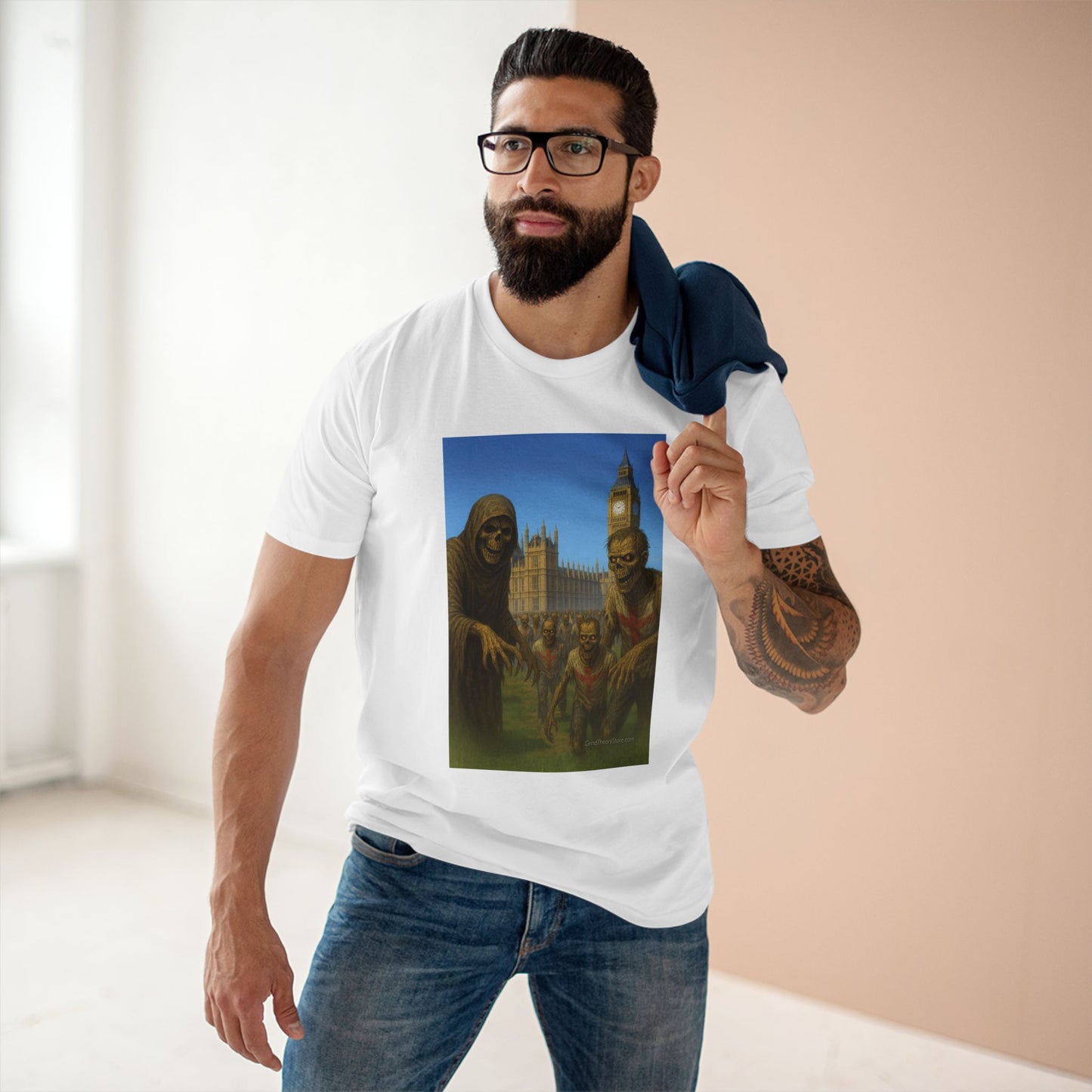 Mystical Night Scene Tee, Halloween Shirt, Spooky Vibe, Unisex Graphic T-Shirt, Casual Wear, Gift for Him/Her