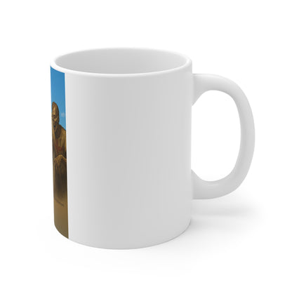 Zombie-Inspired Coffee Mug for Halloween Lovers, Spooky Gift, 11oz Ceramic Mug, Unique Home Decor, Scary Drinkware, Collector's Item