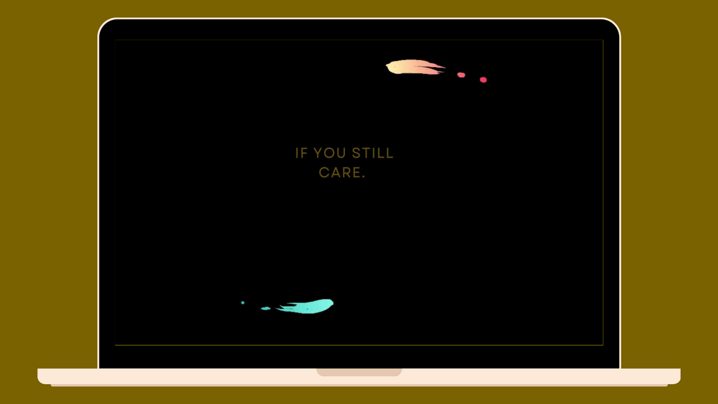 Minimalist Black Animated Loading Motivation Screensaver