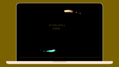 Minimalist Black Animated Loading Motivation Screensaver